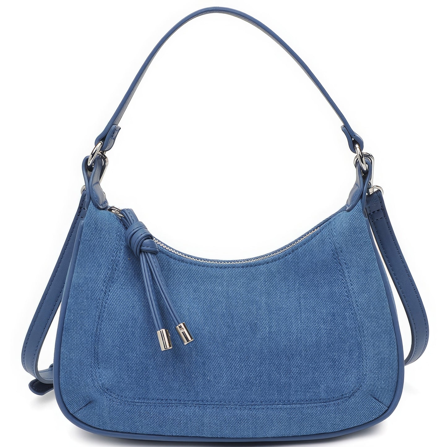 Fashion Denim Texture Shoulder Crossbody Bag | ACCESSORIES, CCPRODUCTS, HANDBAGS, Light Denim, NEW ARRIVALS | Style Your Curves