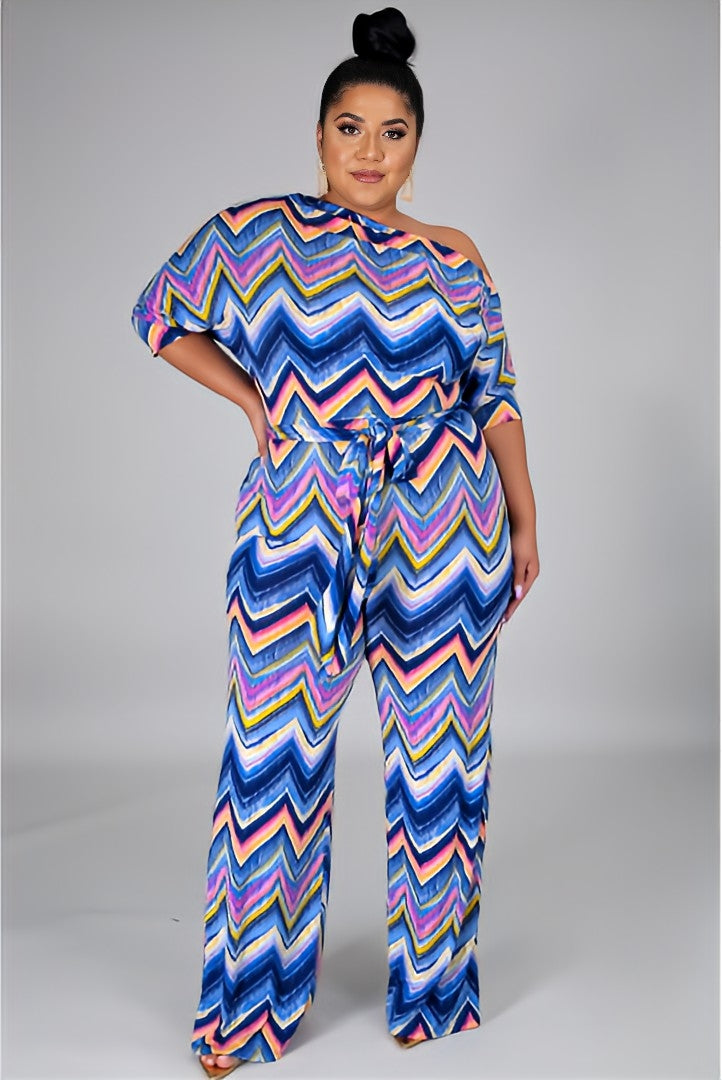 Chevron Chic Jumpsuit