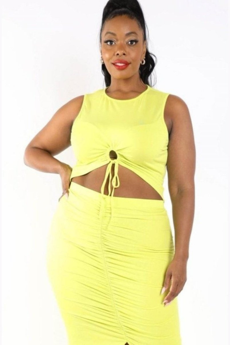 Plus Size Hug Me Skirt Set NEW ARRIVALS, PLUS, PLUS SIZE, PLUS SIZE SETS, Plus Sizes Style Your Curves