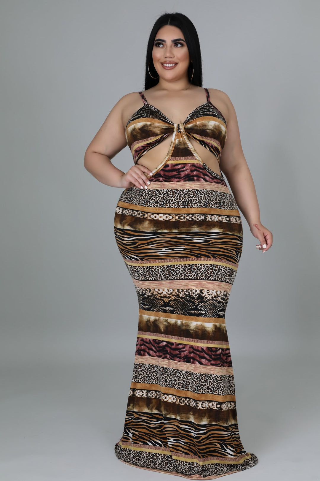 Plus Size Jungle Vibe Dress NEW ARRIVALS, PLUS SIZE DRESSES Style Your Curves