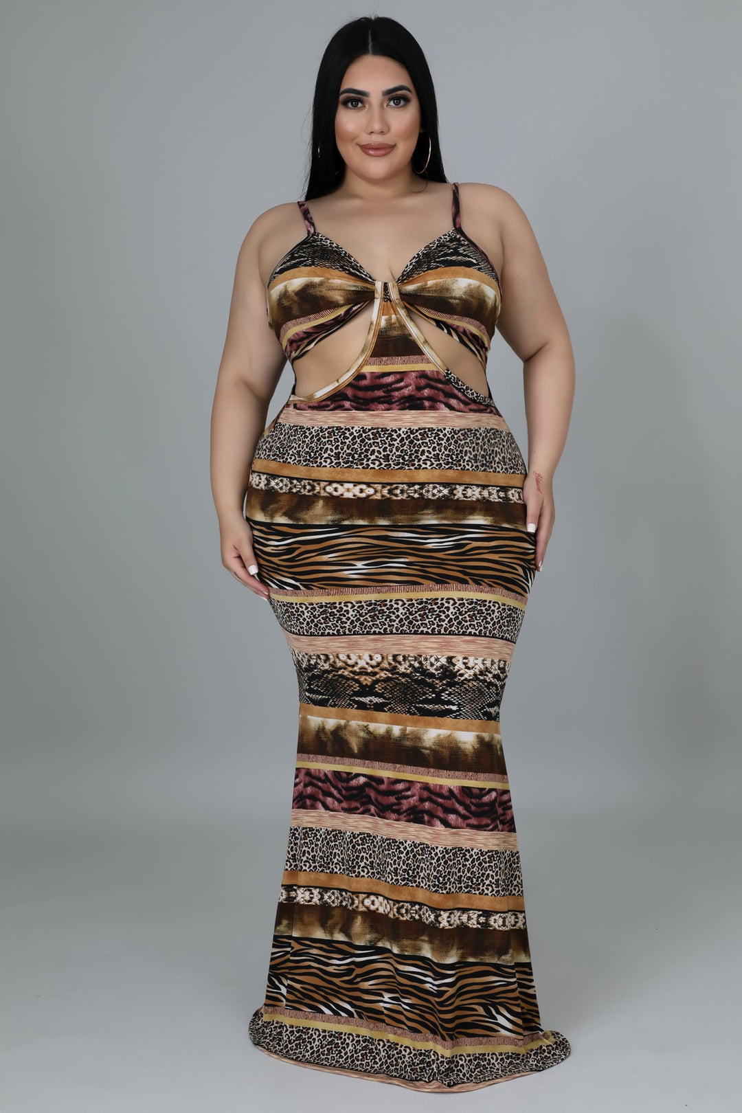 Plus Size Jungle Vibe Dress NEW ARRIVALS, PLUS SIZE DRESSES Style Your Curves