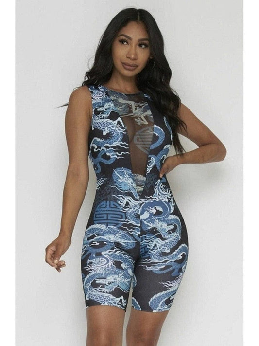 Dragon Romper Jumper, jumpsuit, Jumpsuits, JUMPSUITS & ROMPERS, NEW ARRIVALS, SALE Style Your Curves